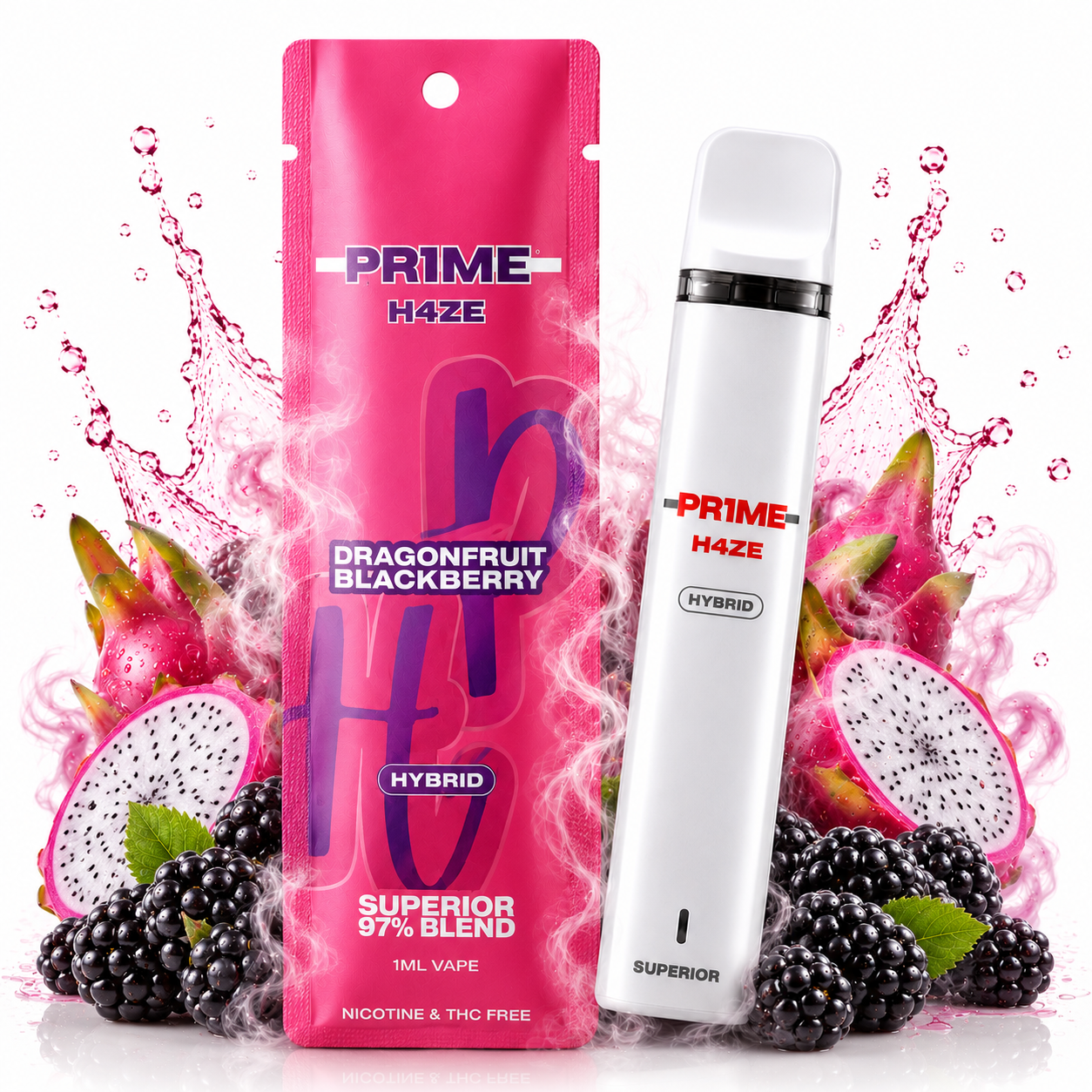 Pr1me H4ze | 97% Superior Blend | Dragonfruit Blackberry grosshandel