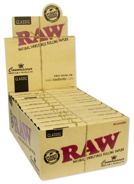 Classic Connoisseur King Size Papers + Prerolled Filtertips RAW Großhandel B2B