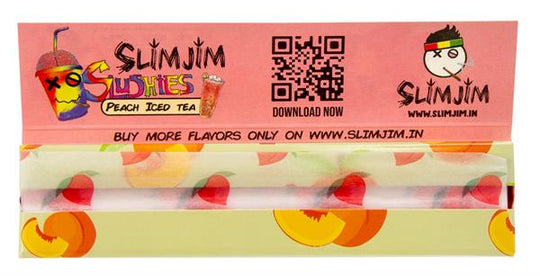 Peach Iced Tea King Size Slim Papers | Slim Jim Slushies