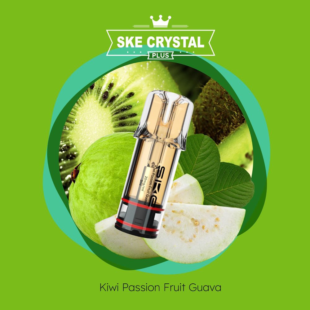 SKE Crystal Bar Plus Pods Kiwi Passion Fruit Guava im Großhandel kaufen