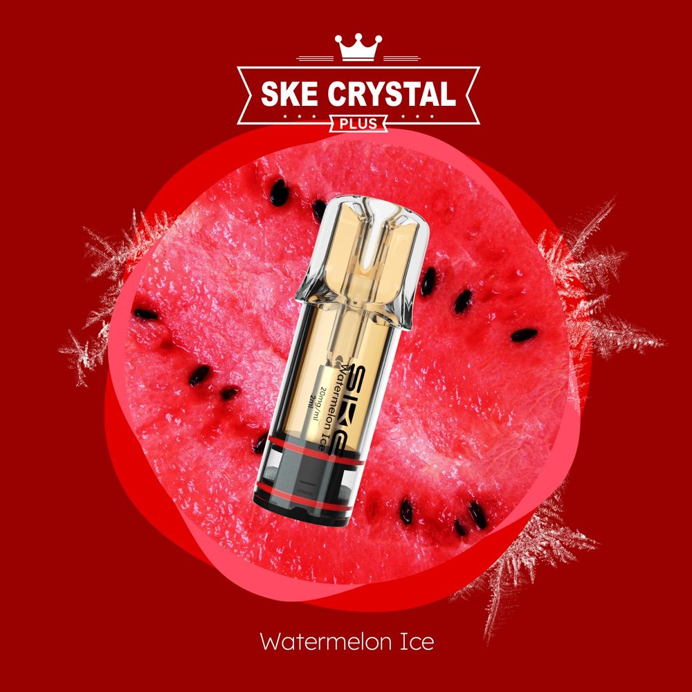 SKE Crystal Plus Pods | 2 x 2 ml | Watermelon Ice