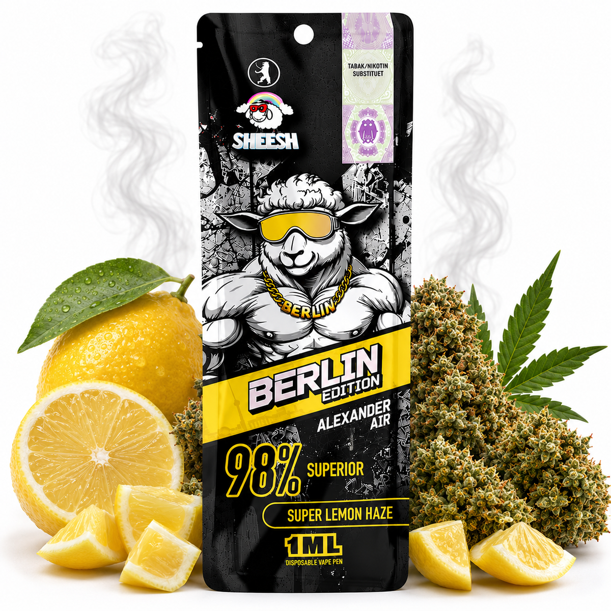 Sheesh | 98% Superior Vape | Alexander Air 1ml  grosshandel