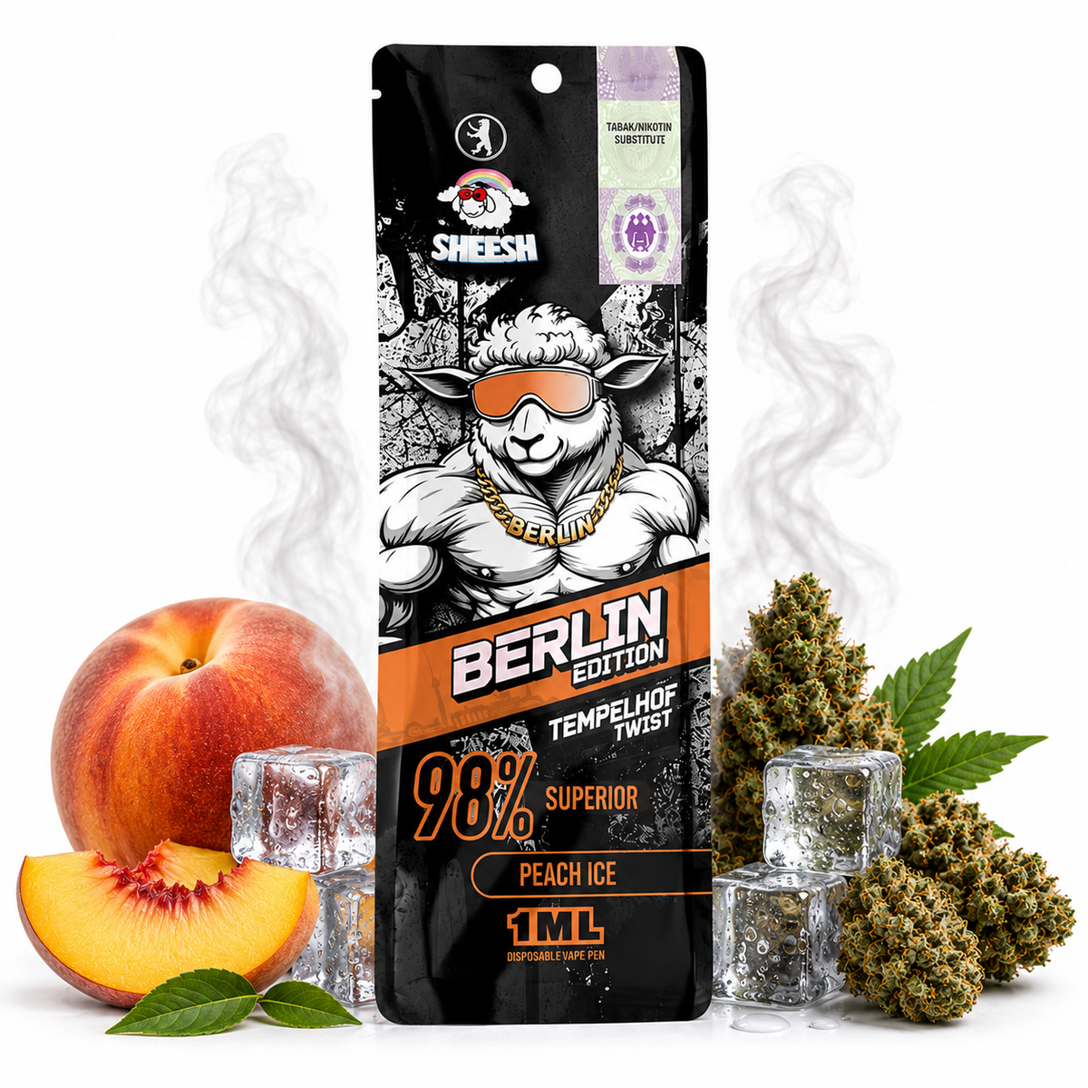 Sheesh | 98% Superior Vape | Tempelhof Twist 1ml grosshandel