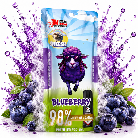 Sheesh Signature Pods | 98% Superior Blend | Blueberry grosshandel