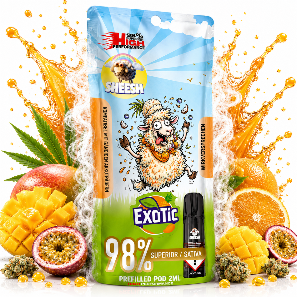 Sheesh Signature Pods | 98% Superior Blend | Exotic grosshandel