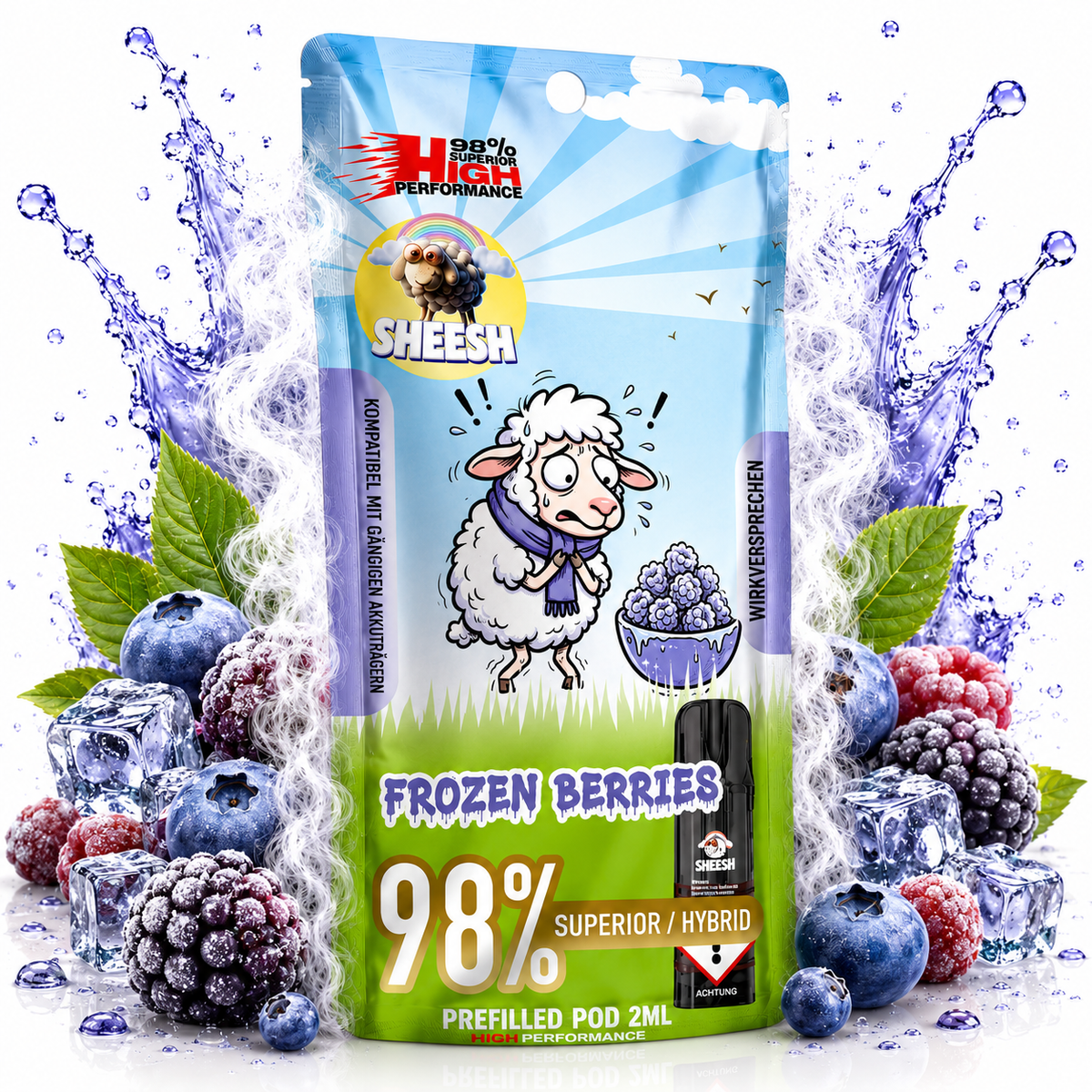 Sheesh Signature Pods | 98% Superior Blend | Frozen Berries grosshandel