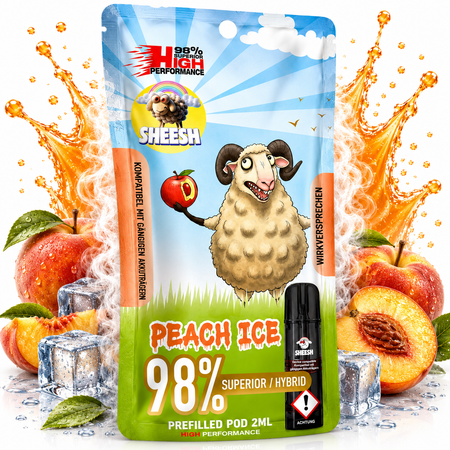 Sheesh Signature Pods | 98% Superior Blend | Peach Ice grosshandel