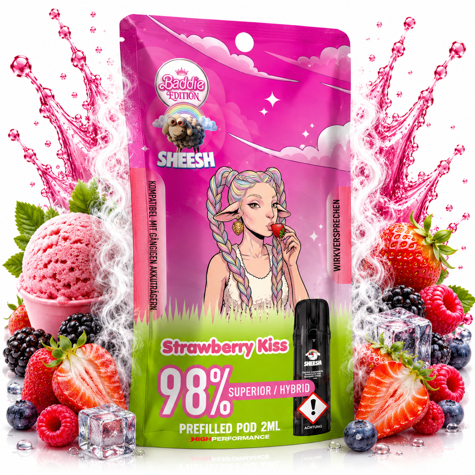 Sheesh Signature Pods | 98% Superior Blend | Strawberry Kiss grosshandel