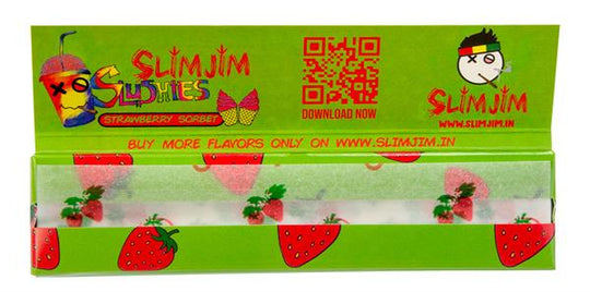 Strawberry Sorbet King Size Slim Papers | Slim Jim Slushies