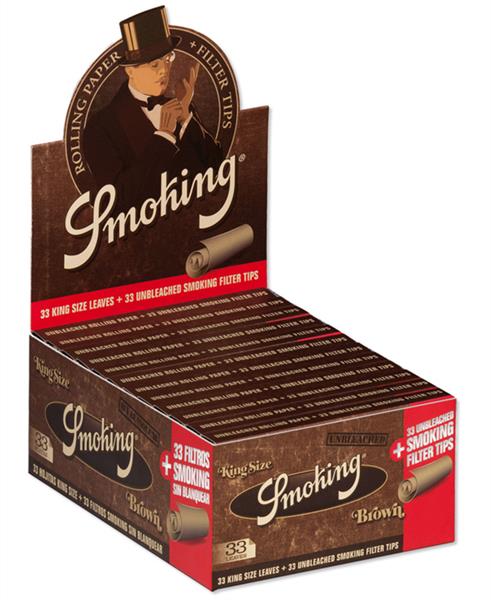 BROWN Unbleached King Size Papers & Tips von Smoking im Großhandel B2B günstig kaufen
