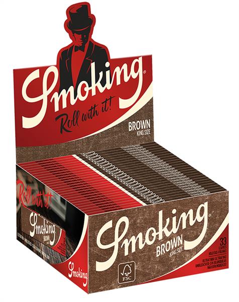 BROWN Unbleached King Size Papers von Smoking im Großhandel B2B günstig kaufen