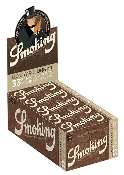 Brown Luxury Rolling Kit KS Papers & Tips von Smoking im Großhandel B2B günstig kaufen