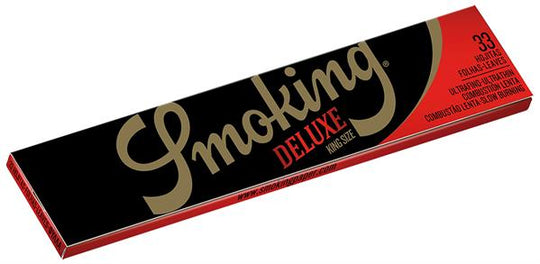 DeLuxe Black King Size Slim Papers | Smoking