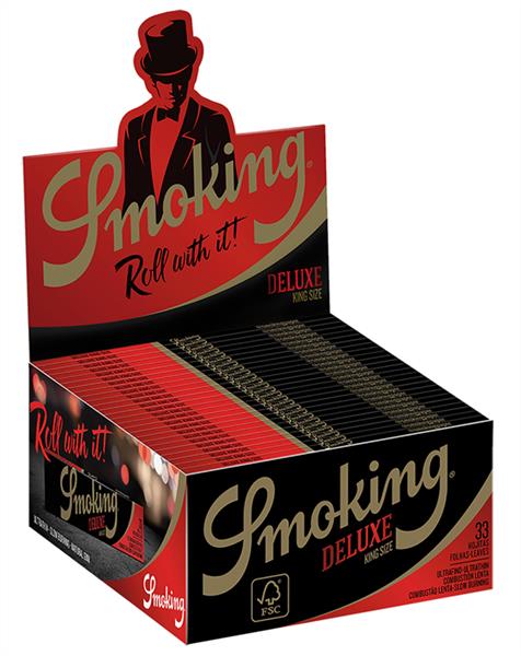 DeLuxe Black King Size Slim Papers von Smoking im Großhandel B2B günstig kaufen