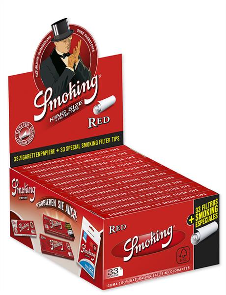 RED King Size Papers & Tips von Smoking im Großhandel B2B günstig kaufen