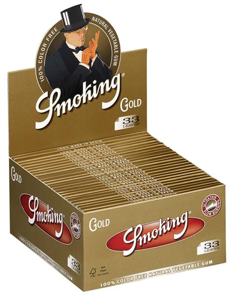 Gold King Size Slim Papers von Smoking im Großhandel B2B günstig kaufen