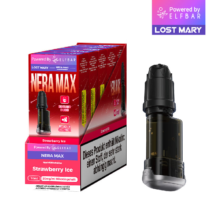 Lost Mary Nera Max | 15K Refill Container Strawberry Ice 5er Pack