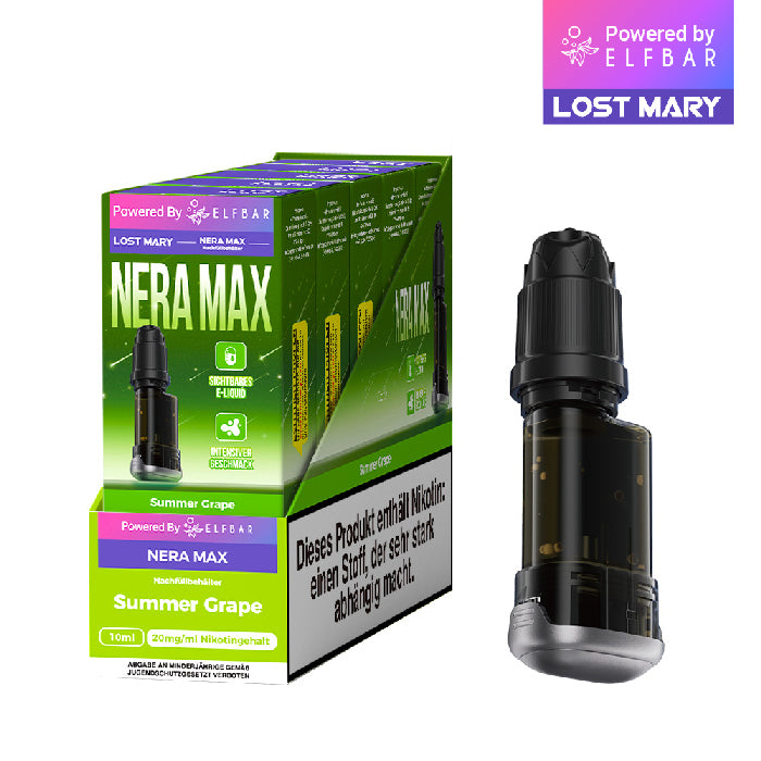 Lost Mary Nera Max | 15K Refill Container Summer Grape 5er Pack