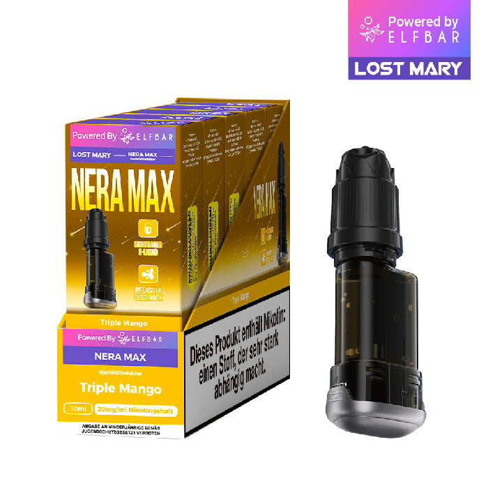 Lost Mary Nera Max | 15K Refill Container Triple Mango 5er Pack