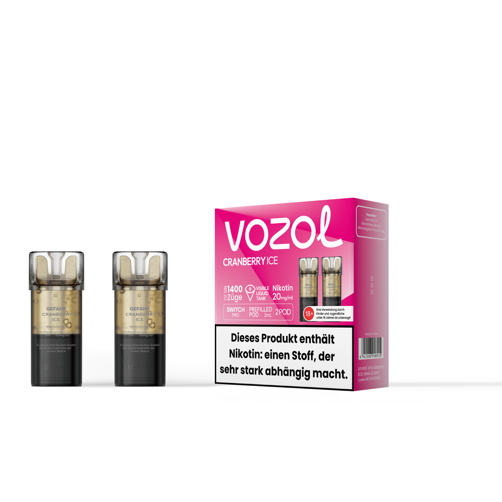 Vozol Switch Pro Pods Cranberry Ice im Großhandel günstig kaufen