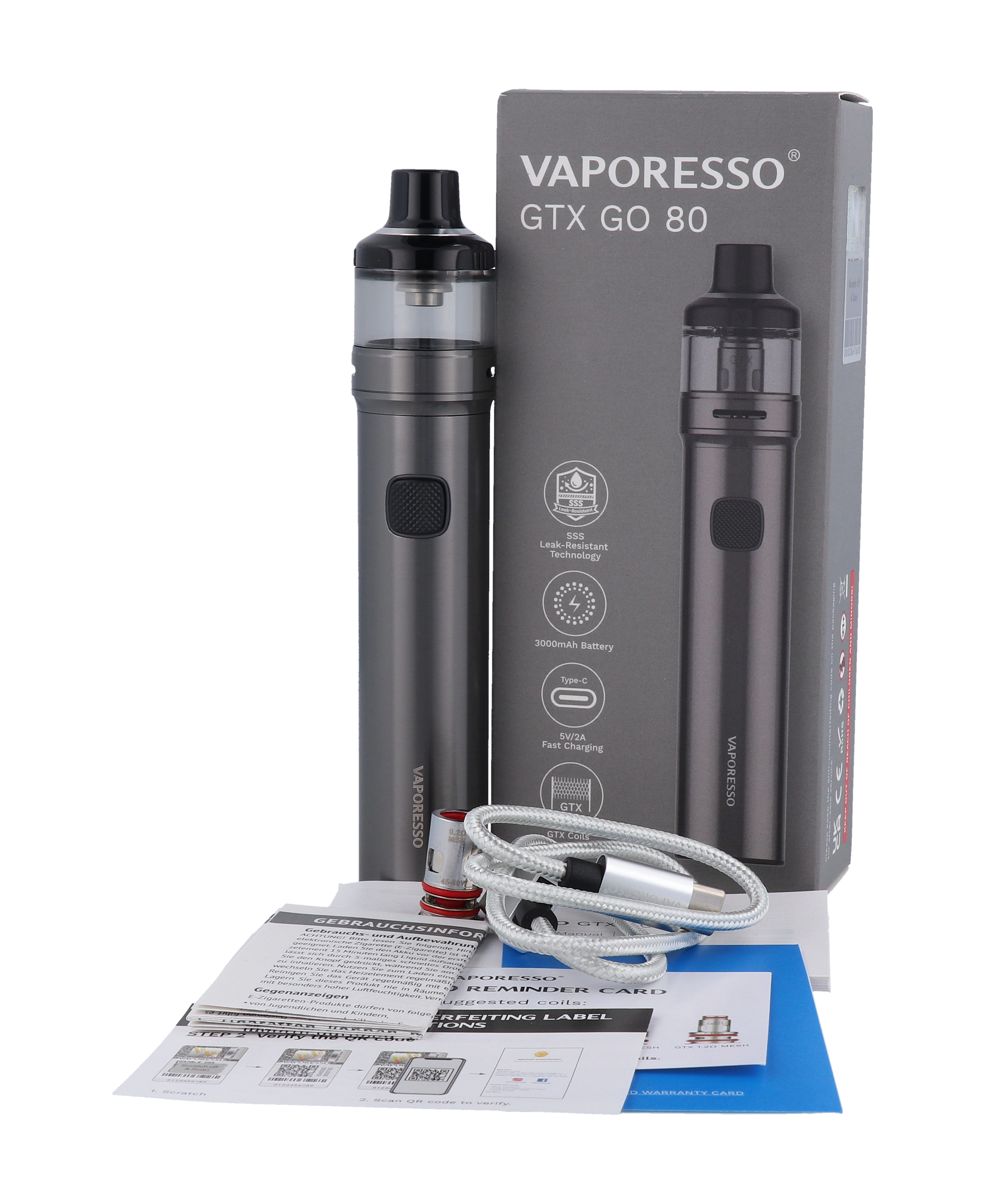 Vaporesso GTX GO 80 e-cigarette