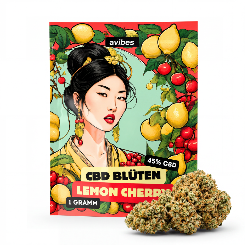 avibes CBD Flowers | 45% CBD / 0% THC | Lemon Cherry