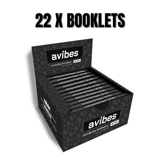 avibes® 32 King Size Slim Papers + 32 Tips | 22 Booklets / Heftchen 2