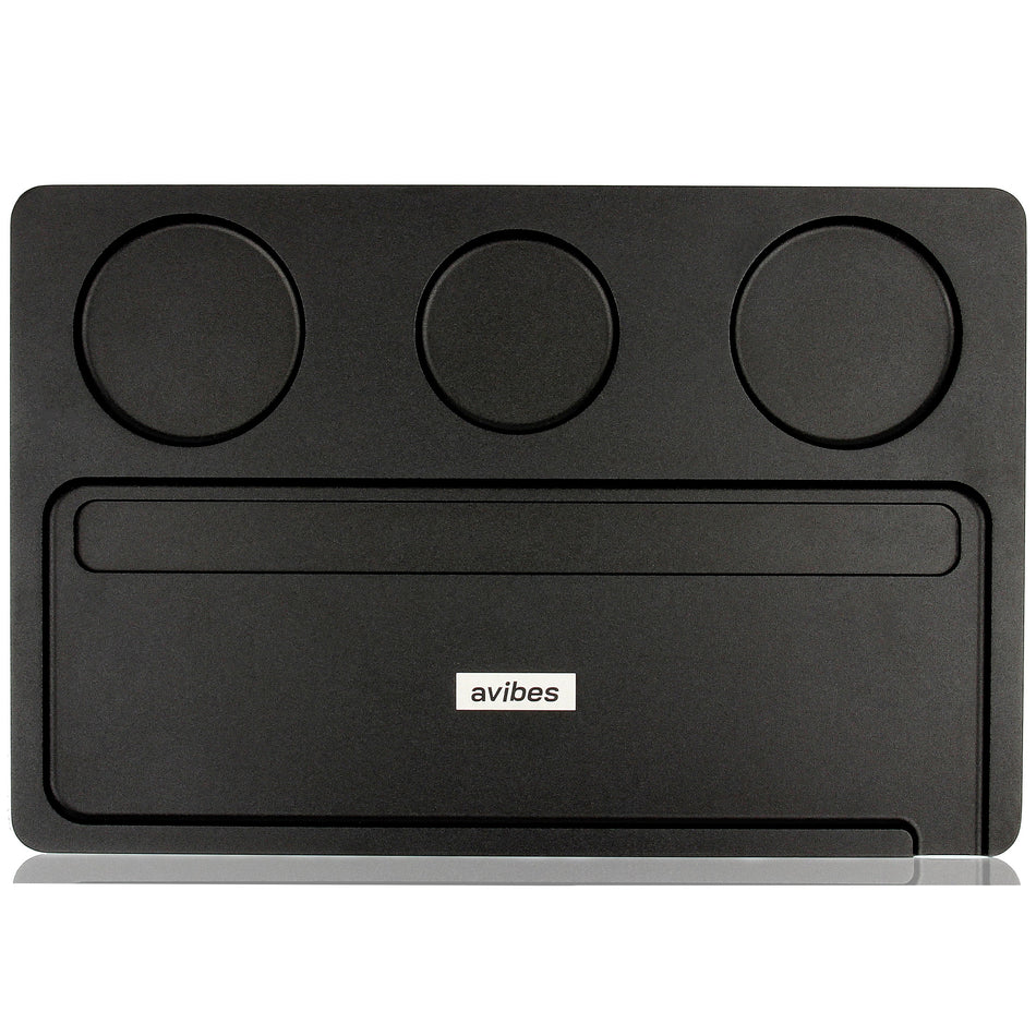 Rolling Tray Drehunterlage Bauunterlage Dreh-Tablett Mischschale von avibes in schwarz