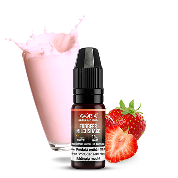 Avoria Nikotinsalz Liquid 10ml Erdbeer Milchshake im Großhandel günstig kaufen