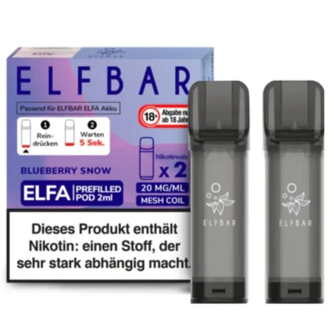 Elf Bar ELFA Prefilled Pods Blueberry Snow im Großhandel günstig kaufen