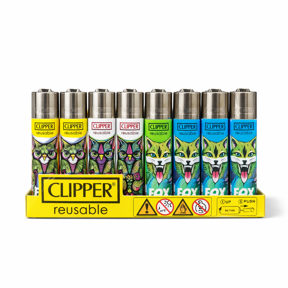 CLIPPER Feuerzeuge | 48 Stück | #Motiv3
