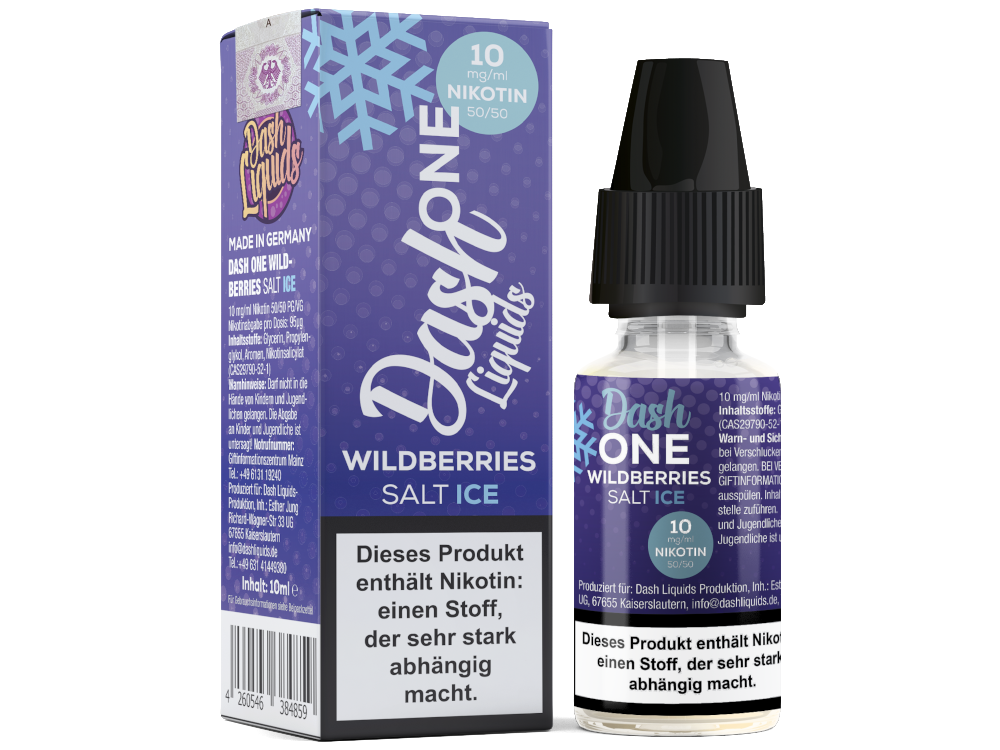 Dash Liquids - One - Wildberries Ice - Nikotinsalz Liquid