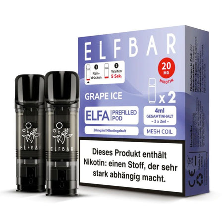 Elfbar ELFA Grape Ice Pods im Großhandel günstig kaufen