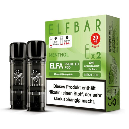 Elfbar ELFA Menthol Pods im Großhandel günstig kaufen