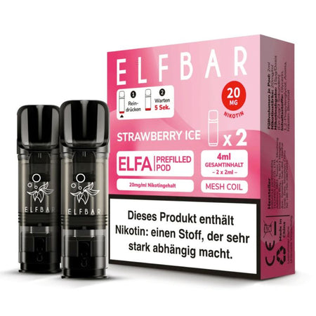 Elfbar ELFA Strawberry Ice Pods im Großhandel günstig kaufen