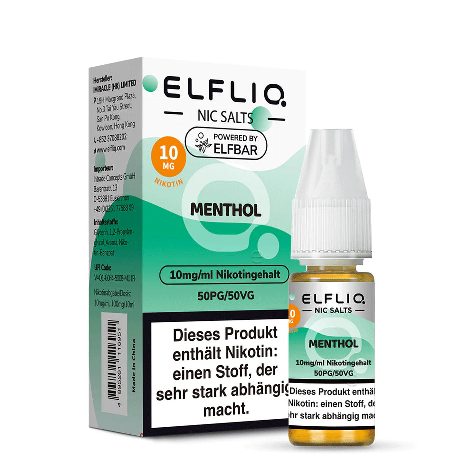 ELFLIQ Liquid | Menthol 10mg