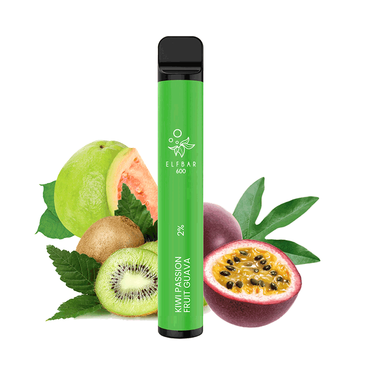 Elf Bar 600 E-Zigarette Vape Kiwi Passion Fruit Guava im Großhandel kaufen