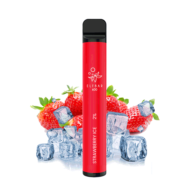 Elf Bar 600 E-Zigarette Vape Strawberry Ice im Großhandel kaufen