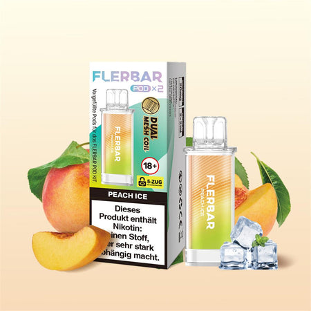 Flerbar Pods Peach Ice im Großhandel günstig kaufen
