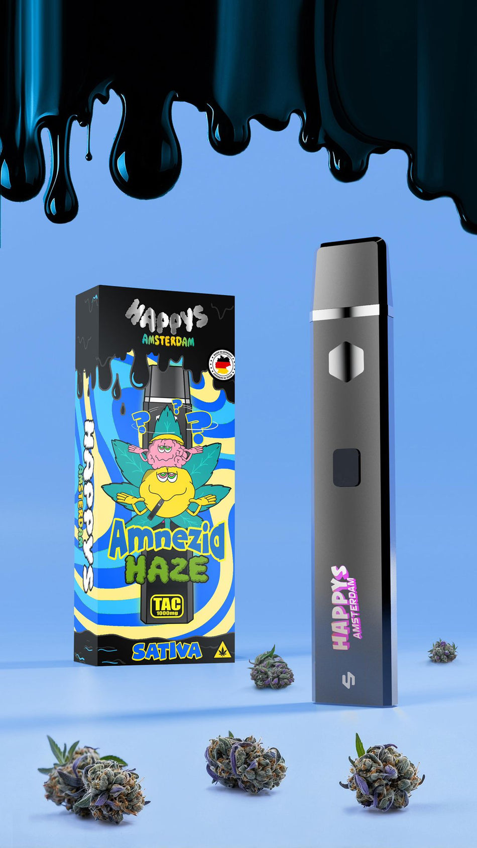 Happys Amsterdam TAC Amnesia Haze Wholesale Happys Amsterdam TAC Amnesia Haze Wholesale