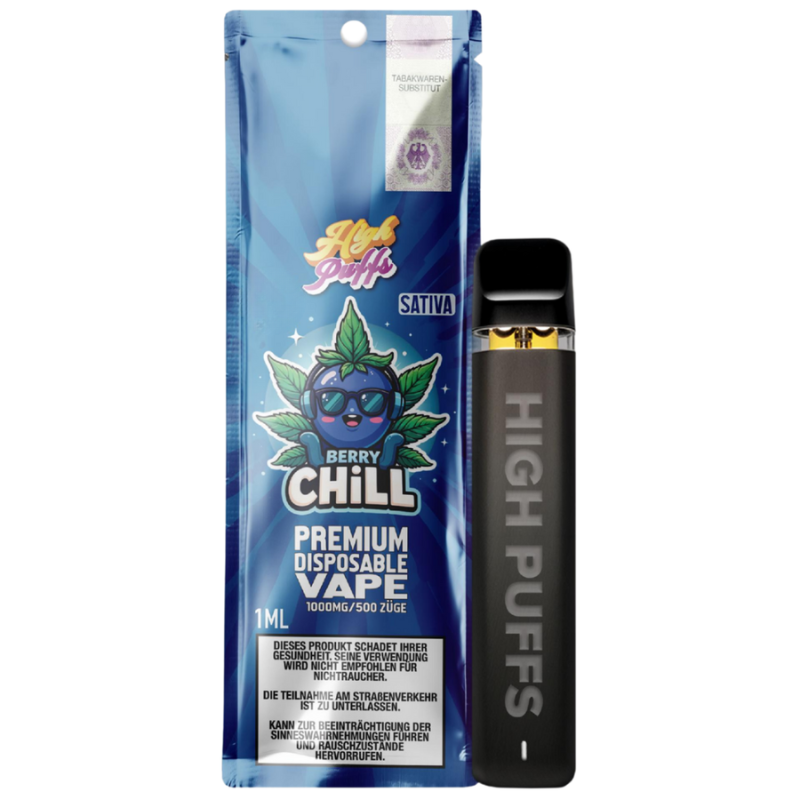 High Puffs | 1ml Vape | Berry Chill