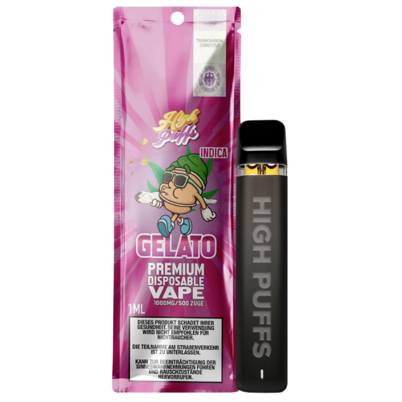 High Puffs | 1ml Vape | Gelato