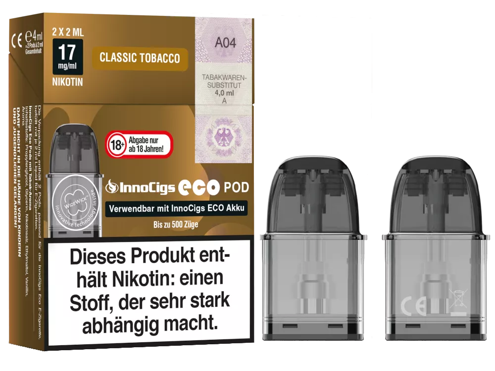 InnoCigs Eco Pods Classic Tobacco im Großhandel günstig kaufen