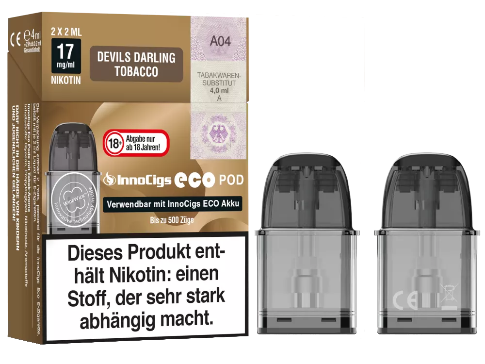 InnoCigs Eco Pods Devils Darling Tobacco im Großhandel günstig kaufen