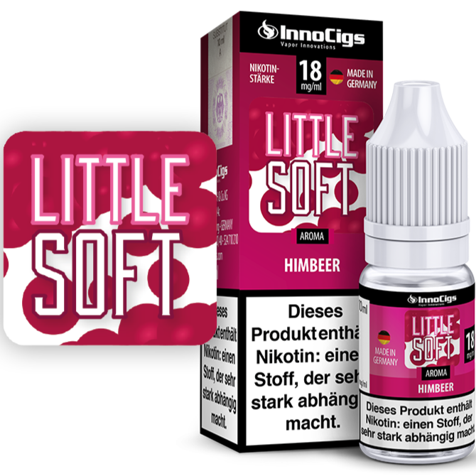 Little Soft Himbeere Aroma von InnoCigs 10ml Liquid Großhandel