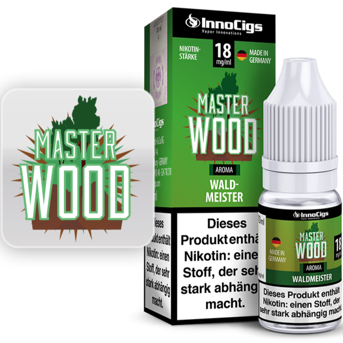 Master Wood Waldmeister Aroma von InnoCigs 10ml Liquid Großhandel