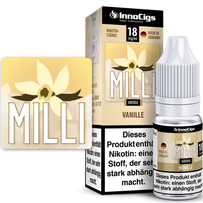 Milli Vanille Aroma von InnoCigs 10ml Liquid Großhandel