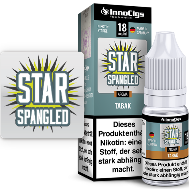 Star Spangled Tabak Aroma von InnoCigs 10ml Liquid Großhandel