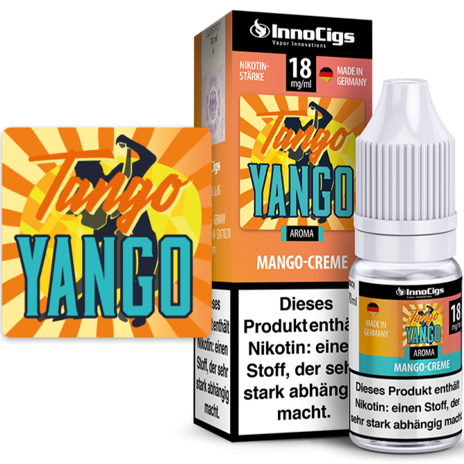 Tango Yango Mango-Sahne Aroma von InnoCigs 10ml Liquid Großhandel