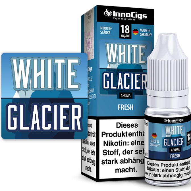 White Glacier Fresh Aroma von InnoCigs 10ml Liquid Großhandel
